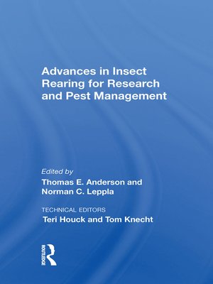 cover image of Advances In Insect Rearing For Research and Pest Management